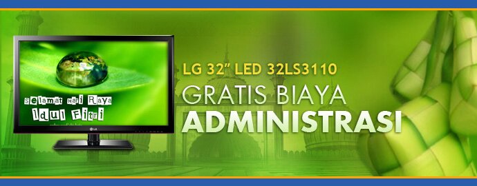 Kredit LG 32LS3110 Gratis Biaya Administrasi